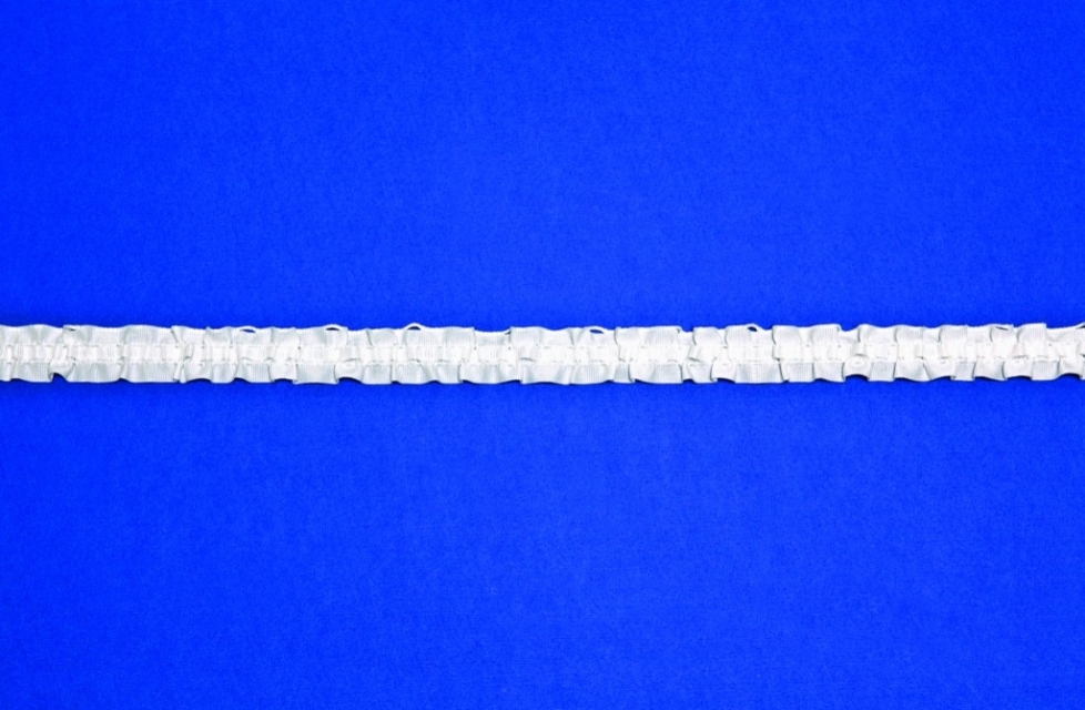 Kräuselband RIO variabel weiss pro Meter