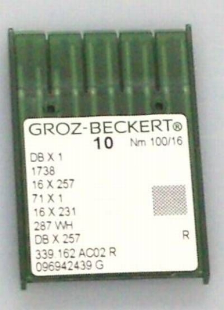 Groz-Beckert System 1738 Nadelstärke 100 Set mit 10 Stück