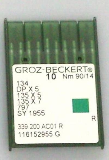 Groz-Beckert System 134 Nadelstärke 90 Set mit 10 Stück