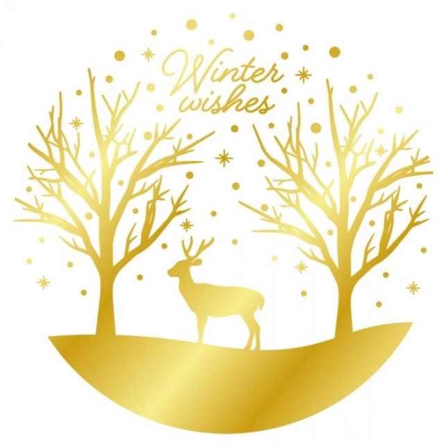 Gemini Creat A Card Foil Stamp Winter Wishes