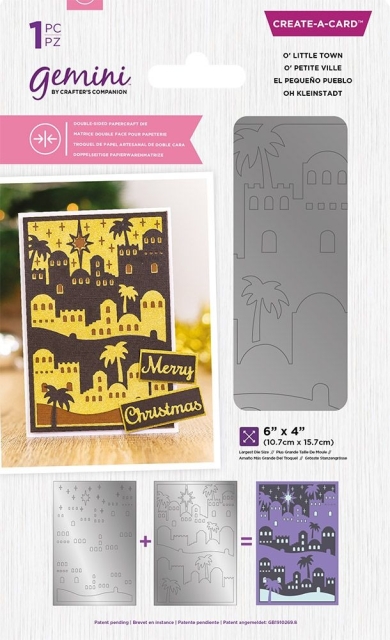 GEMINI Die Stanzschablone Doppelseitige Die O' Little Town