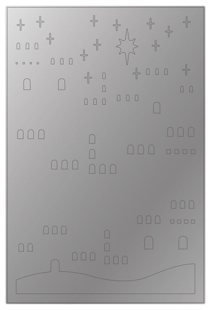 GEMINI Die Stanzschablone Doppelseitige Die O' Little Town