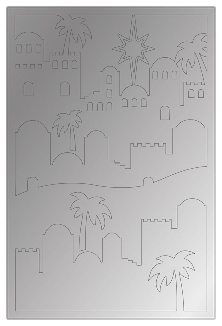 GEMINI Die Stanzschablone Doppelseitige Die O' Little Town