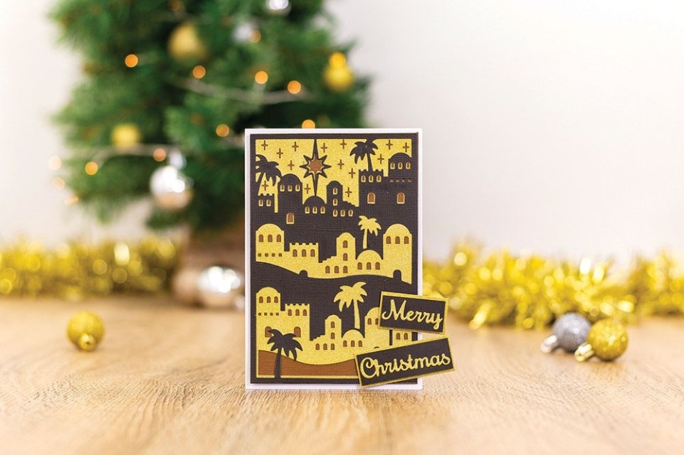 GEMINI Die Stanzschablone Doppelseitige Die O' Little Town