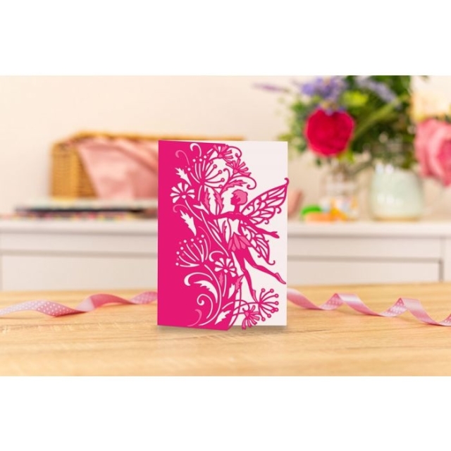 GEMINI Springtime Fairy Create-a-Card Dies Stanzschablonen