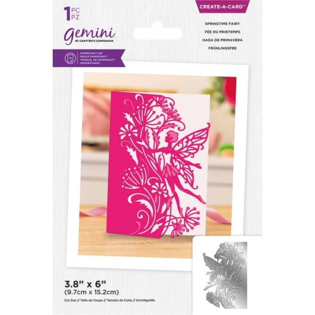 GEMINI Springtime Fairy Create-a-Card Dies Stanzschablonen