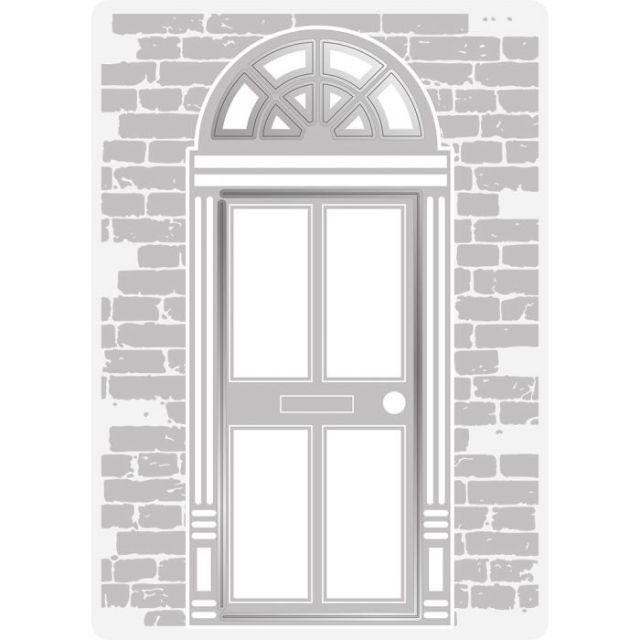 GEMINI Cut and Emboss Folder Cottage Door Stanz- und Prägeschablone