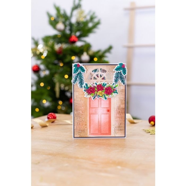 GEMINI Cut and Emboss Folder Cottage Door Stanz- und Prägeschablone
