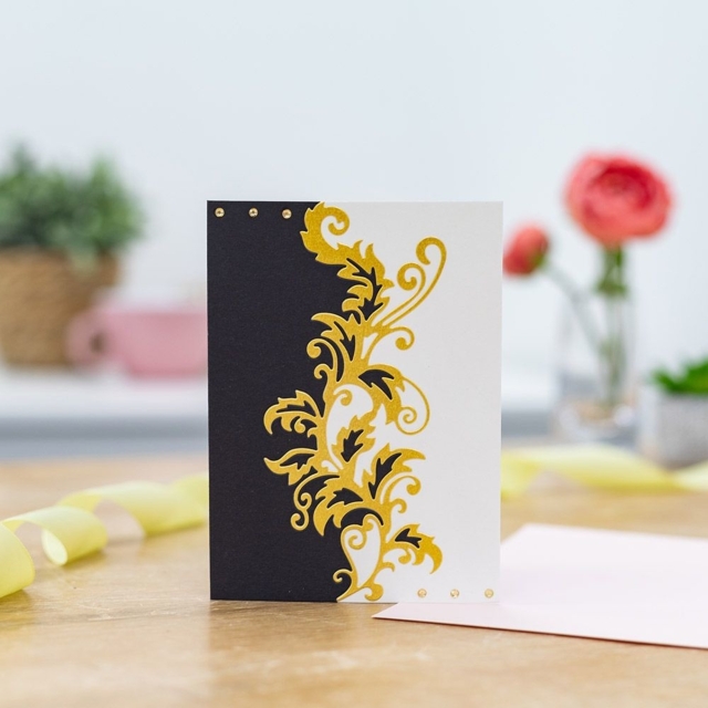 Gemini Grande Swirls Edges Fancy Filigree Elements Dies Stanzschablonen