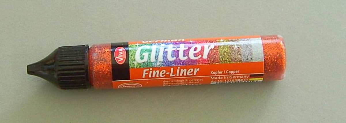 VIVA Decor German Glitter Fine Liner Kupfer