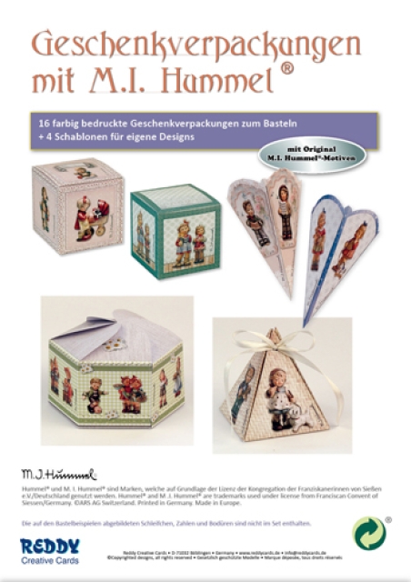 Reddy Cards Geschenkverpackungen M.I. Hummel aus 160 gr Kartenkarton