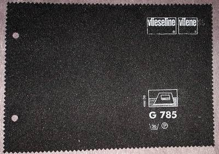 Vlieseline Gewebeeinlage G785 schwarz 90cm breit je Meter