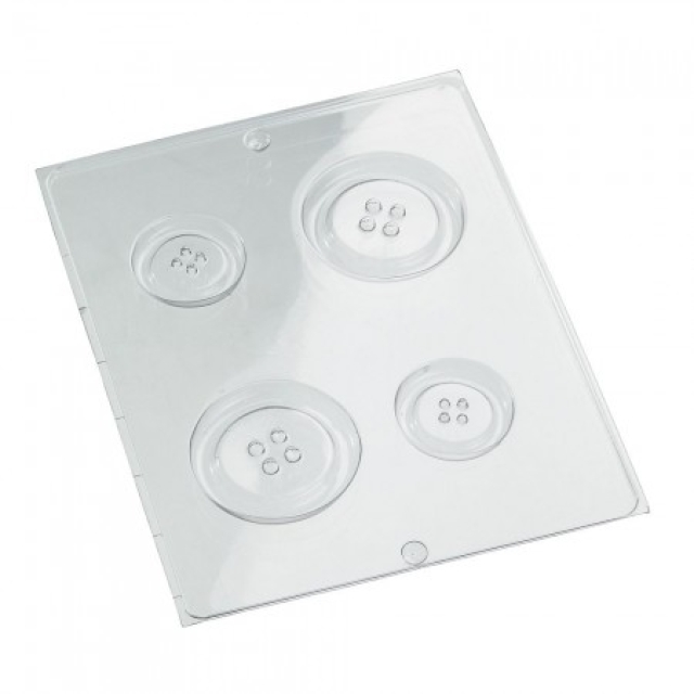 Gießform Knopf 4-teilig