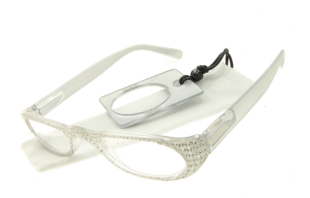 Augenstolz Fertiglesebrille Glamour Silver 1,5 Dioptrien