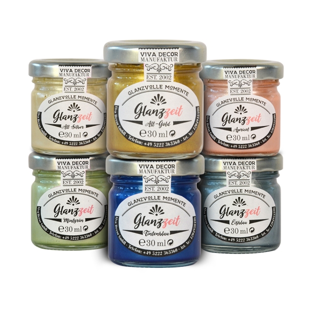 VIVA Decor Glanzzeit 6er Set Glanzvolle Momente