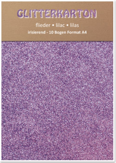 Reddy Cards Glitterkarton 1 Bogen A4 flieder
