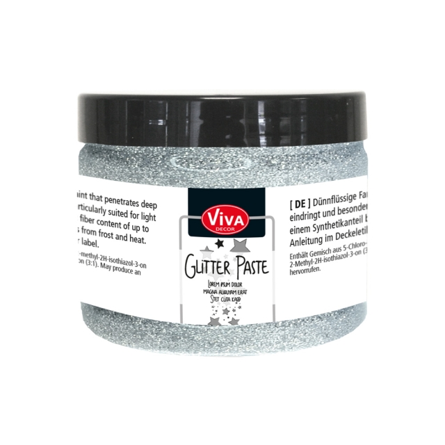 VIVA Glitterpaste 150 ml Silber