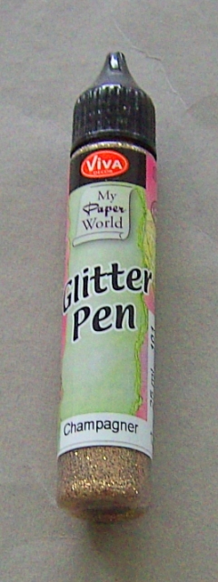 VIVA Decor Glitter-Pen 25 ml Champagner