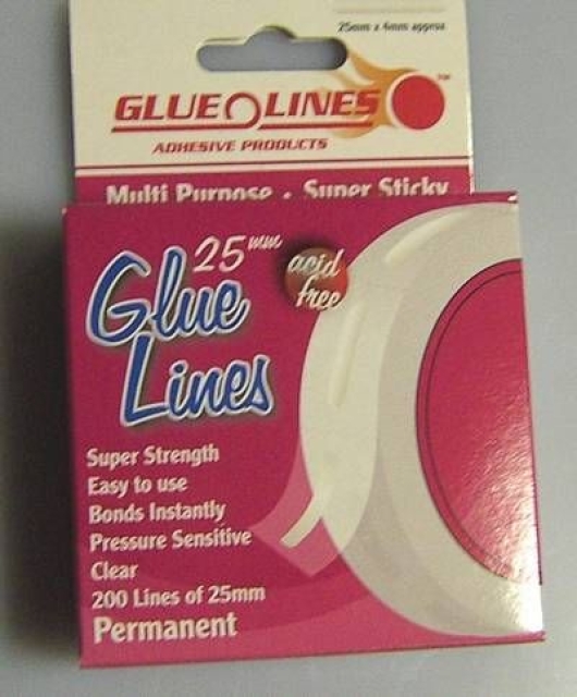 GLUE DOTS Glue Liners 25 x 4 mm