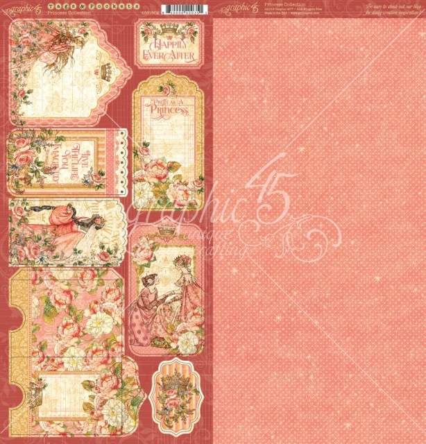 Graphic 45 Princess Tags & Pockets