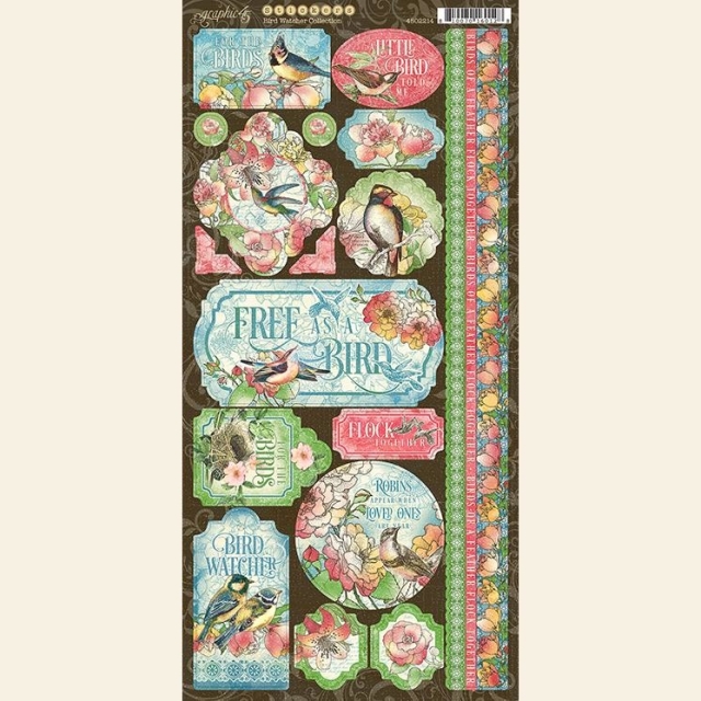 Graphic 45 Bird Watcher Stickers