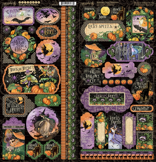 Graphic 45 Midnight Tales 12 x 12 Collection Pack