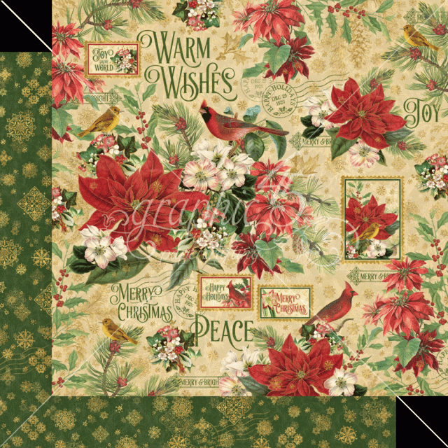 Graphic 45 Warm Wishes 8 x 8 Inch Paper Pack