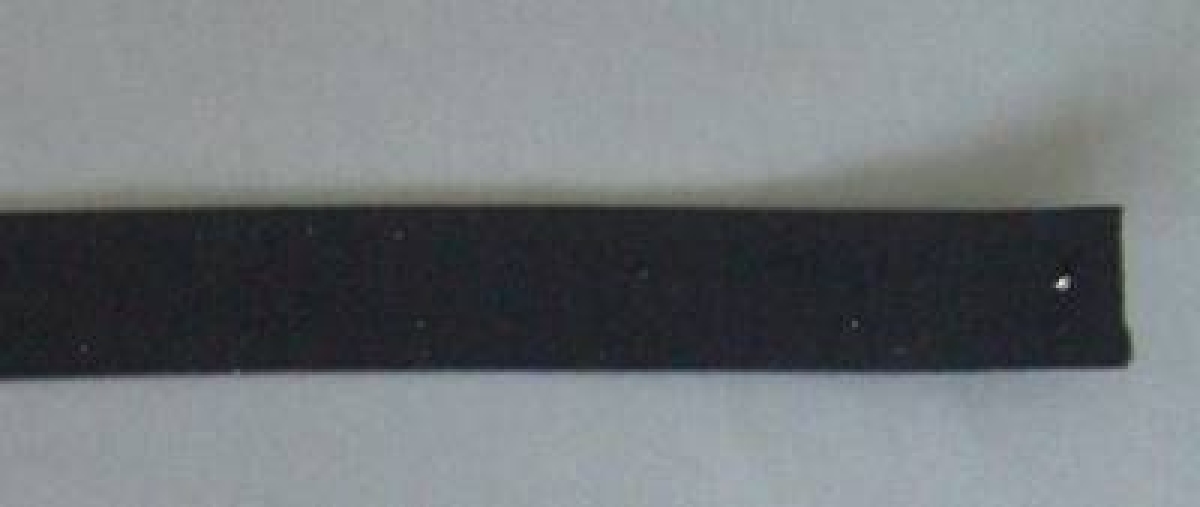 Elastisches Gummiband 25 mm pro Meter schwarz