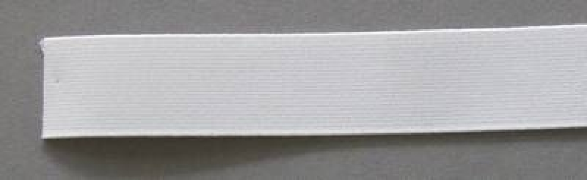 Elastisches Gummiband 30 mm pro Meter weiss