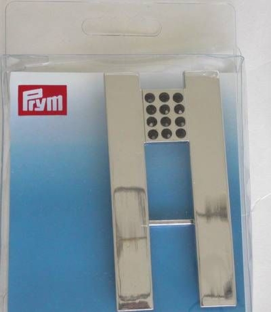 PRYM Gürtelschnalle 40 mm silber