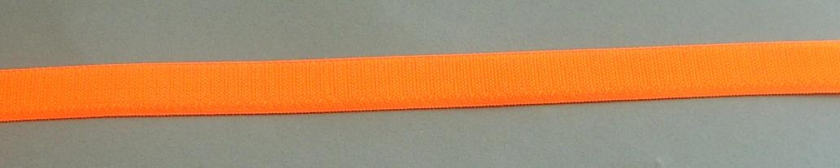 Hakenband 20 mm breit pro Meter neon orange