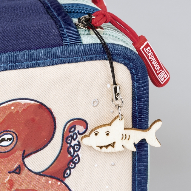BRUNNEN Schüler-Etui 3 Reißverschlüsse Happy Ocean