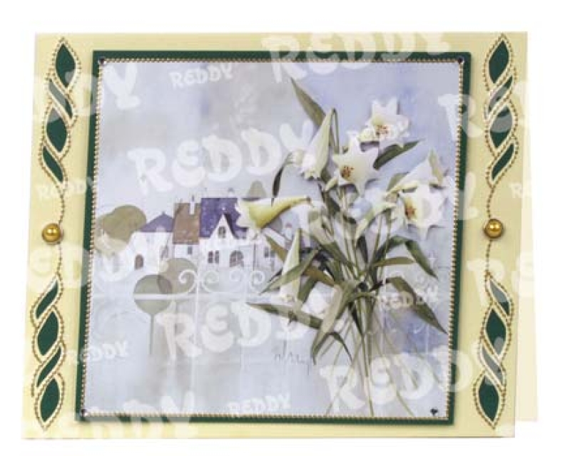 3D Stanzbogenset Franz Heigl Lilienstrauß, Sonnenblumen, Clematis