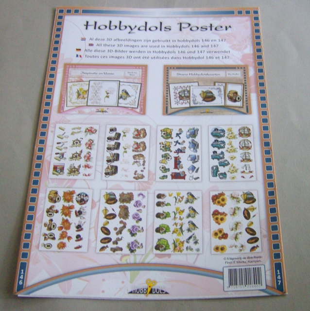 Hobbydols Poster mit 8 3D Motiven