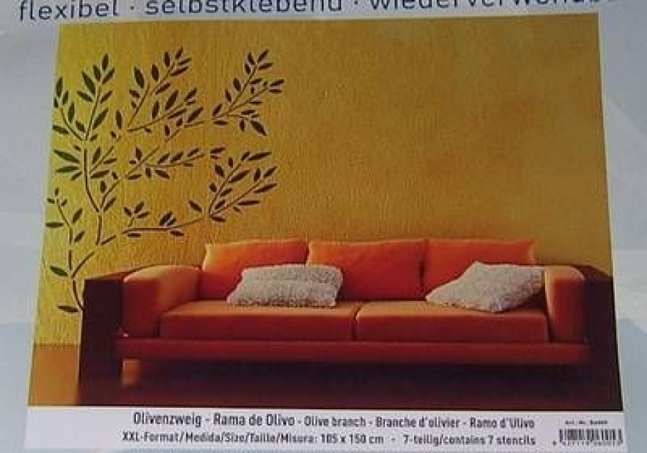 Hobby Line Motivschablonen Olivenzweig