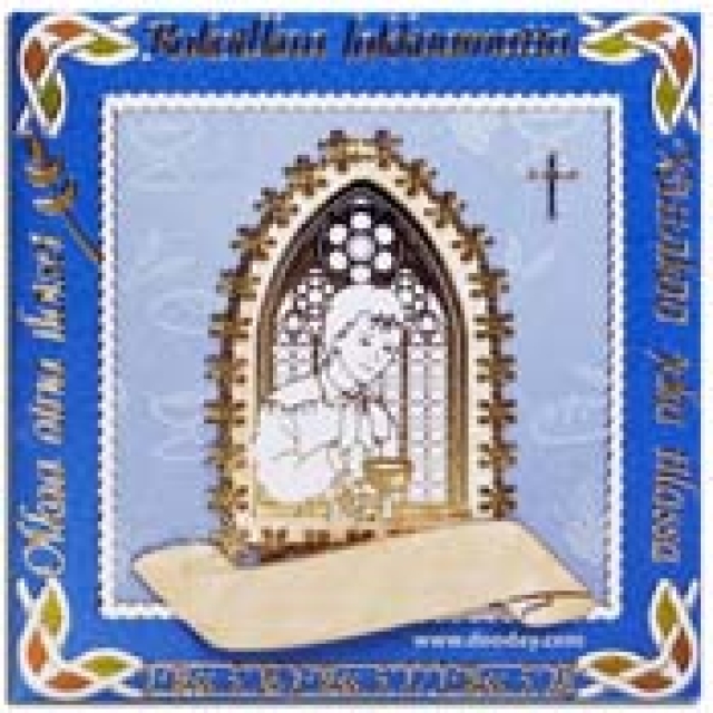 Stickerbogen 10 x 23 cm Aufkleber Prismatic Wellen rot