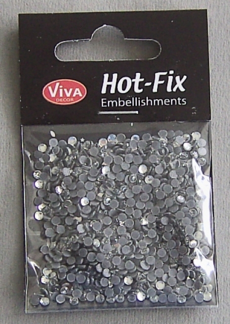 VIVA Decor Hot Fix "Octagon Glas Kristall" 3 mm
