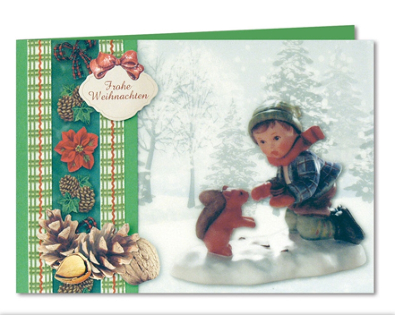 Reddy Cards M.I. Hummelkarten mit Transparentpapier Weihnachten I
