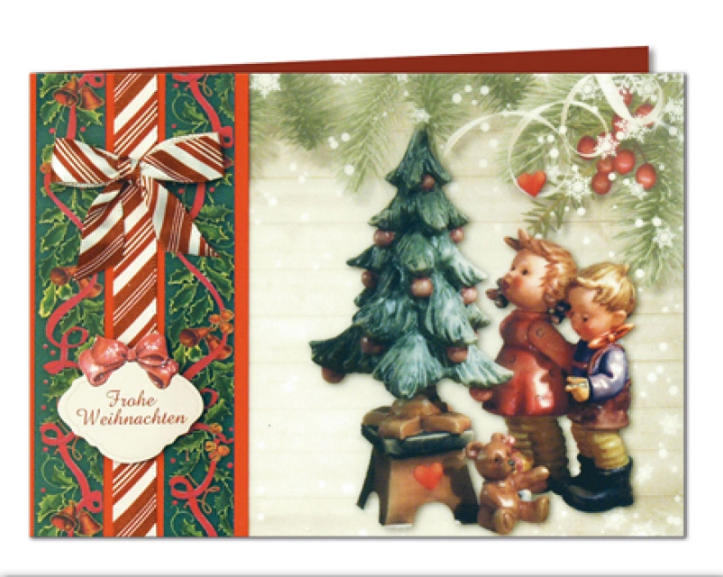 Reddy Cards M.I. Hummelkarten mit Transparentpapier Weihnachten I