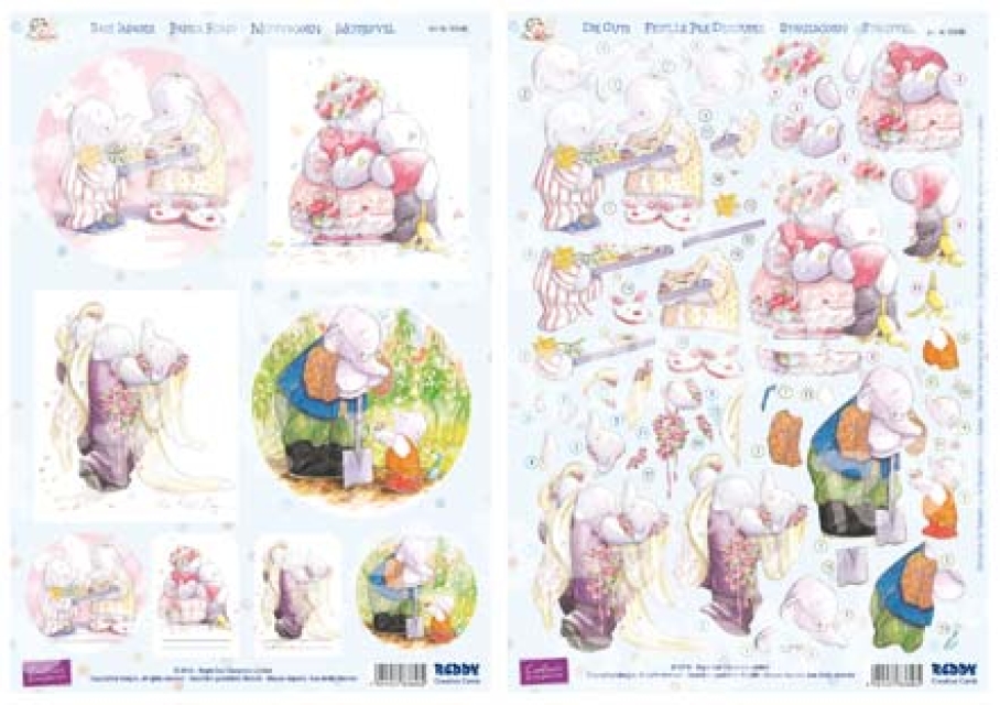 Reddy Cards 3 D Stanzbogen Humphrey's Corner Every Day 6