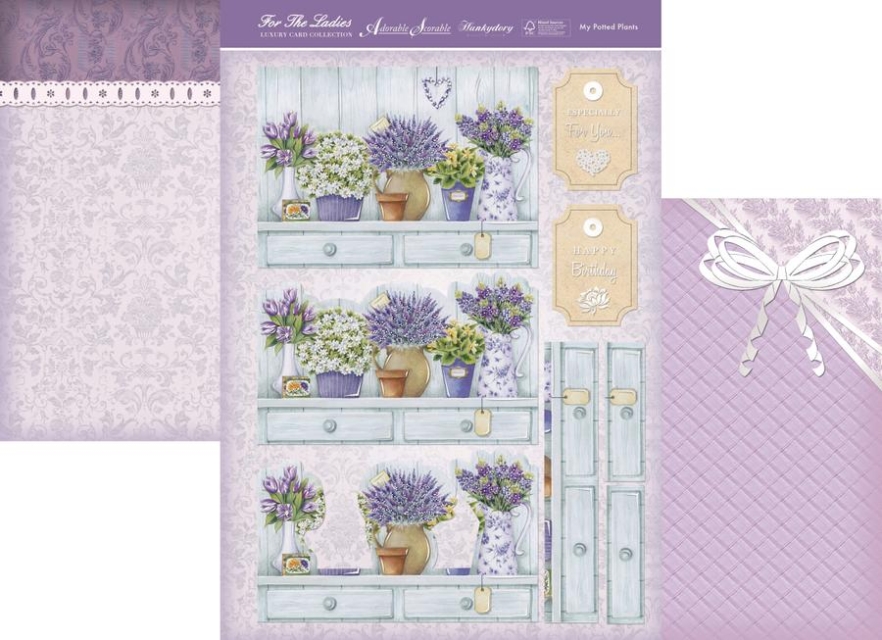 Hunkydory Bastelset Ladies My Plotted Plants