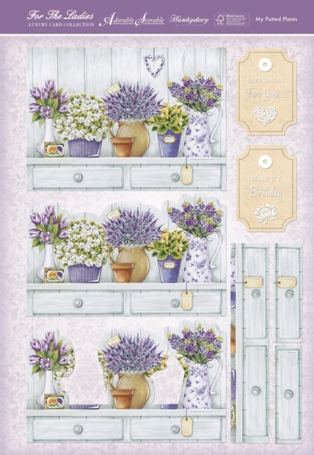 Hunkydory Bastelset Ladies My Plotted Plants