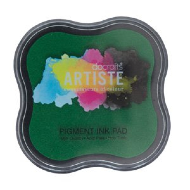 Docrafts Metallic Pigment Ink Pad Metallic Green