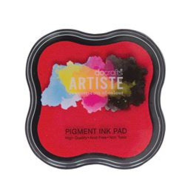 Docrafts Metallic Pigment Ink Pad Metallic Red