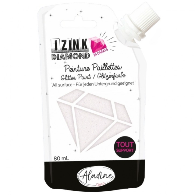 IZINK Diamond Glitzerfarbe 24 Karat perlmutt