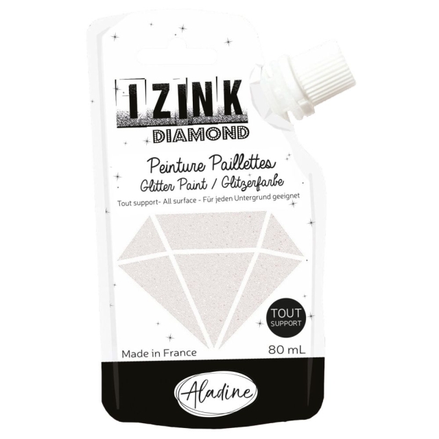 IZINK Diamond Glitzerfarbe puderrosa