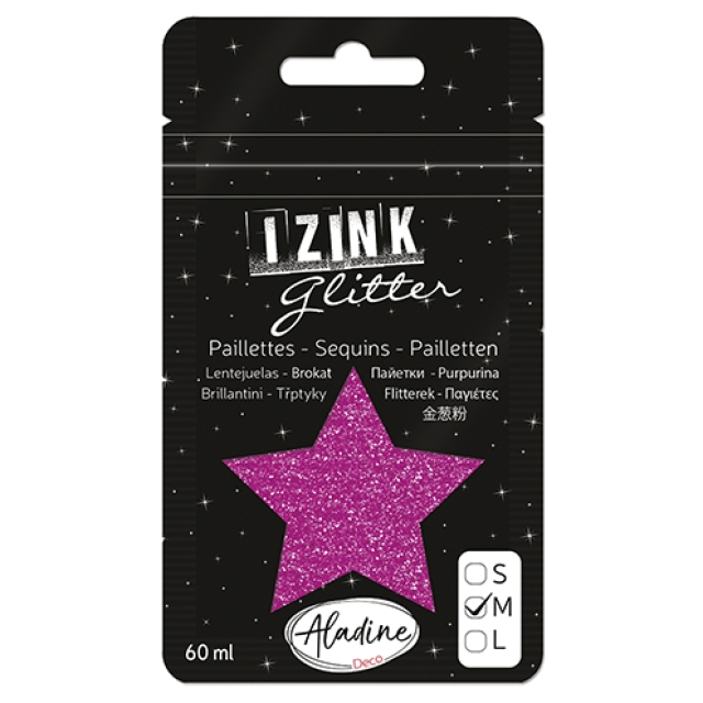 Aladine IZINK Glitter 60 ml Größe M fuchsia