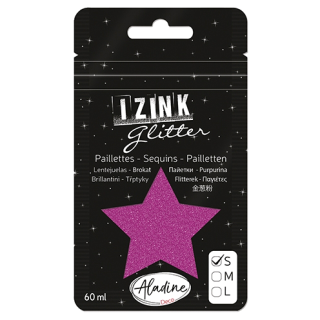 Aladine IZINK Glitter 60 ml Größe S fuchsia