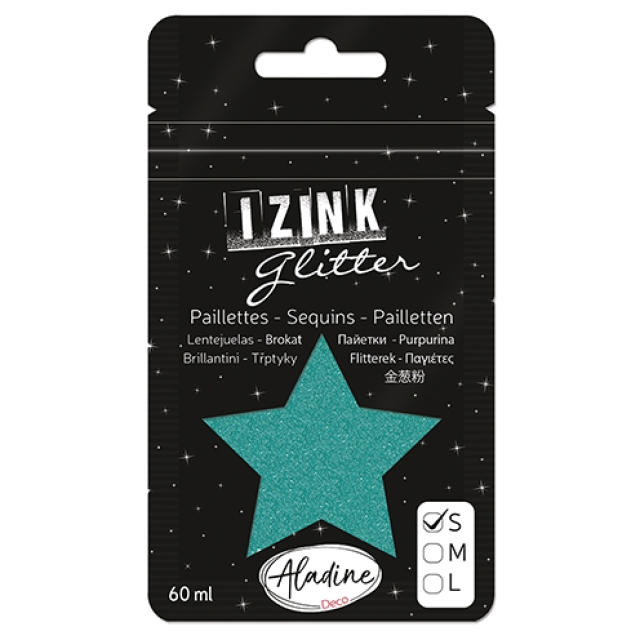 Aladine IZINK Glitter 60 ml Größe S türkis