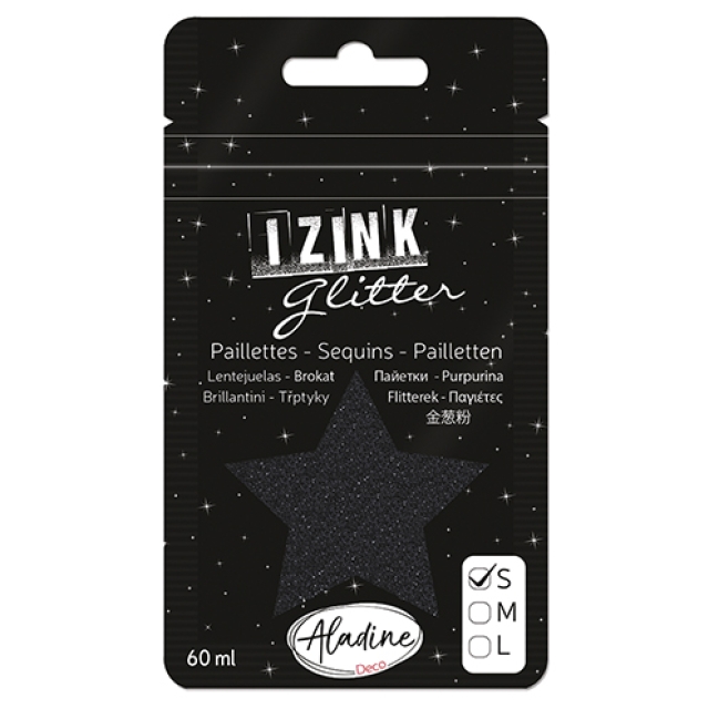 Aladine IZINK Glitter 60 ml Größe S schwarz